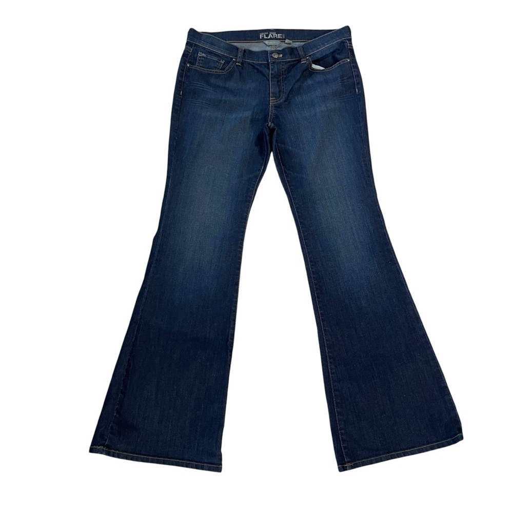 Low Rise Super Flare Jeans New York and Company Size 10 Like New